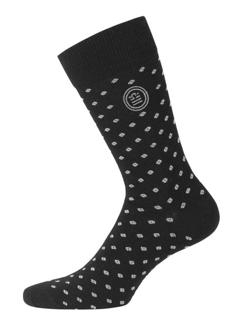 Lot de 6 paires de chaussettes de ville coton homme serge blanco - Kiabi Lot de 6 paires de chaussettes de ville coton homme serge blanco - Kiabi