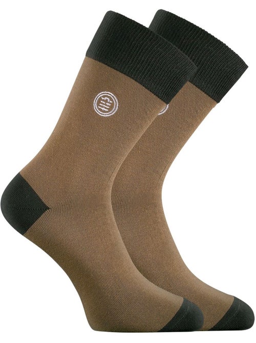 Lot de 6 paires de chaussettes de ville town ed serge blanco - Kiabi