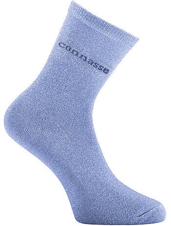 Lot de 6 paires de chaussettes femme à paillettes osé peste twinday