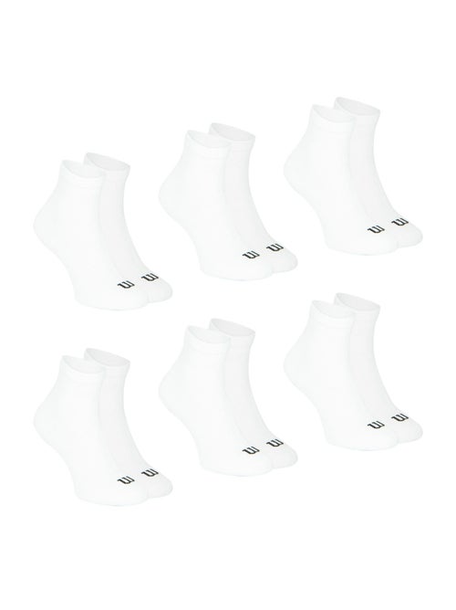 Lot de 6 paires de chaussettes homme sport wilson - Kiabi Lot de 6 paires de chaussettes homme sport wilson - Kiabi