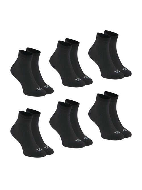Lot de 6 paires de chaussettes homme sport wilson - Kiabi Lot de 6 paires de chaussettes homme sport wilson - Kiabi