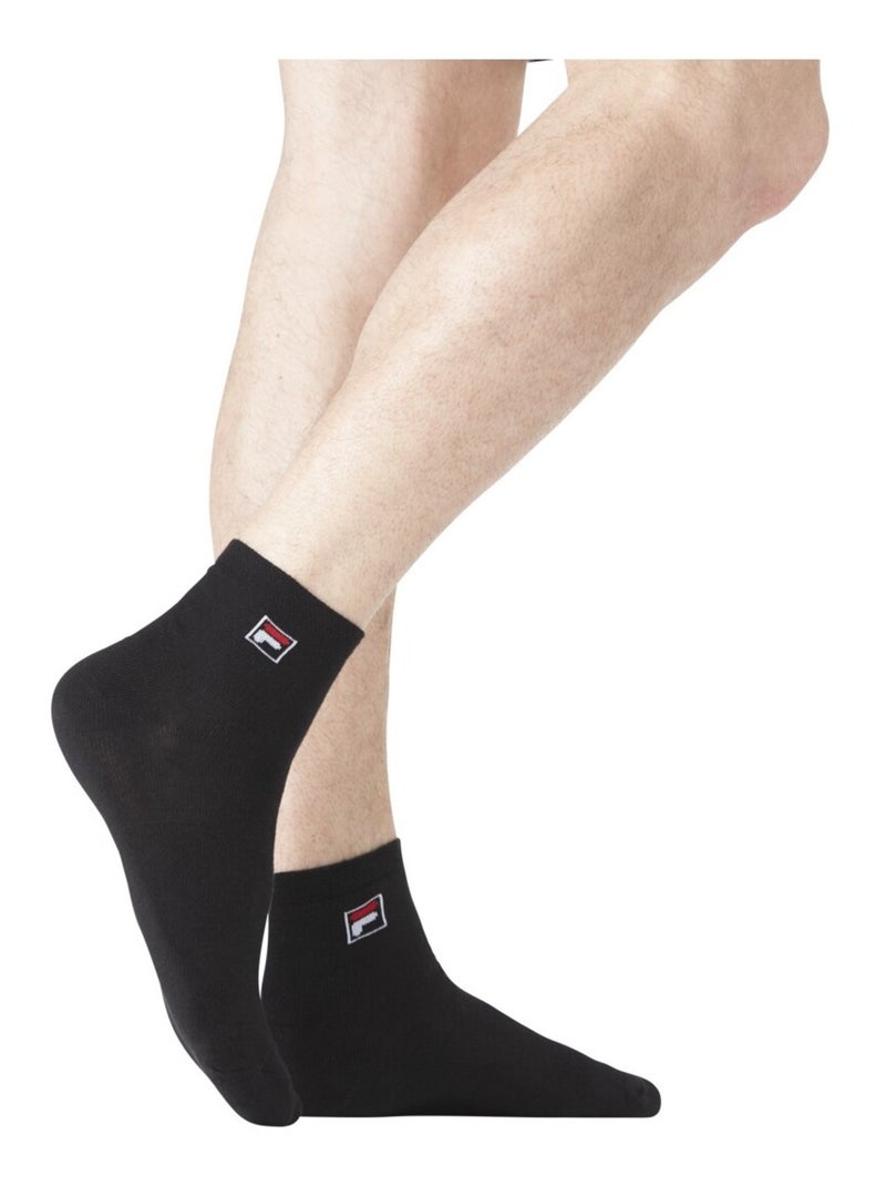 Lot de 6 paires de chaussettes lowcuts fila Noir - Kiabi