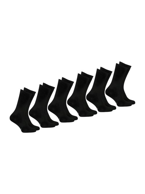 Lot de 6 paires de chaussettes mi-hautes homme my petit prix athena - Kiabi