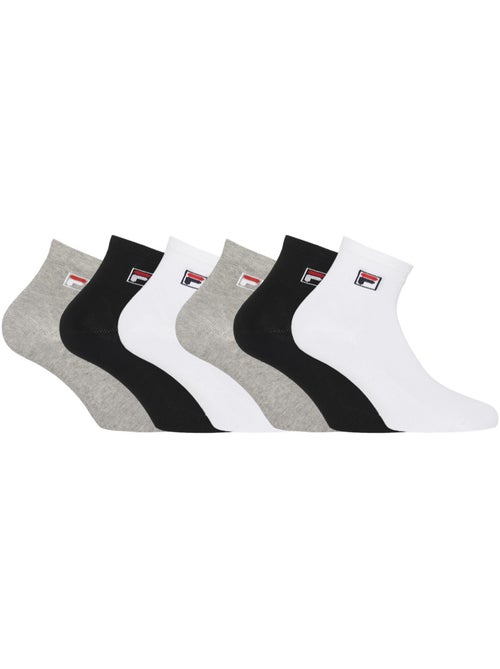 Lot de 6 paires de chaussettes quarter homme classic fila - Kiabi