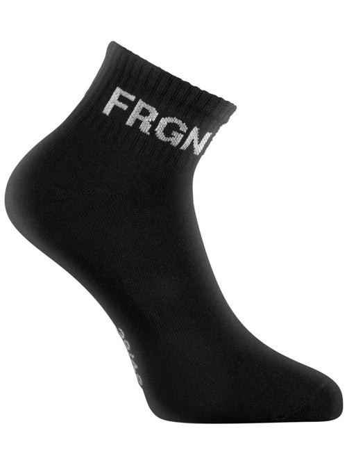 Lot de 6 paires de chaussettes quarter homme freegun noir freegun - Kiabi