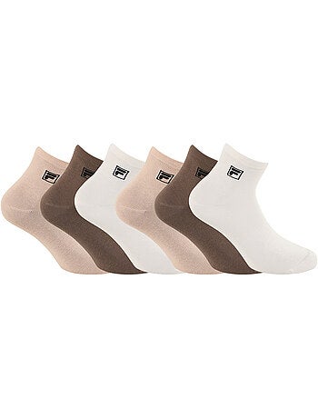 Lot de 6 paires de chaussettes quarter homme mocho mousse fila