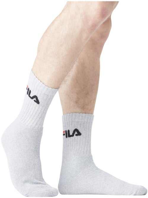 Lot de 6 paires de chaussettes tennis assorties fila - Kiabi