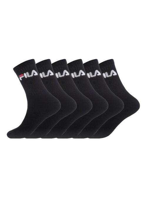 Lot de 6 paires de chaussettes tennis fila - Kiabi Lot de 6 paires de chaussettes tennis fila - Kiabi