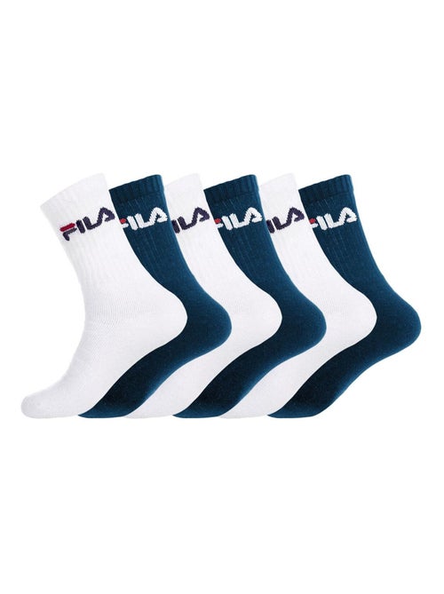 Lot de 6 paires de chaussettes tennis homme fila - Kiabi