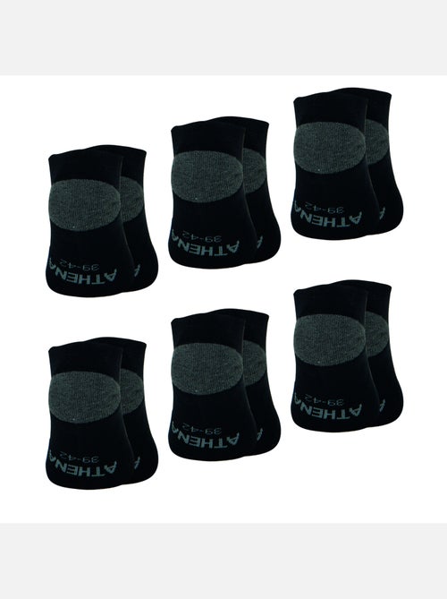 Lot de 6 paires de socquettes homme ecopack sport athena - Kiabi Lot de 6 paires de socquettes homme ecopack sport athena - Kiabi