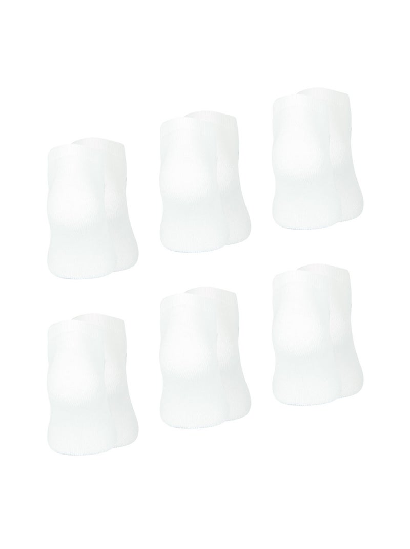 Lot de 6 paires de socquettes homme sport wilson Blanc - Kiabi
