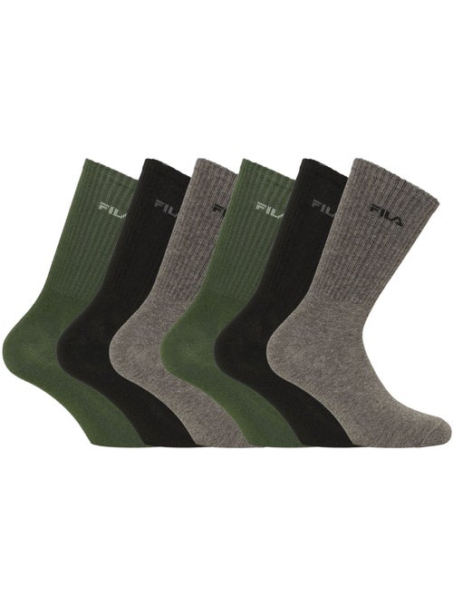 Lot de 6 paires de tennis homme en viscose de bambou  fila - Kiabi