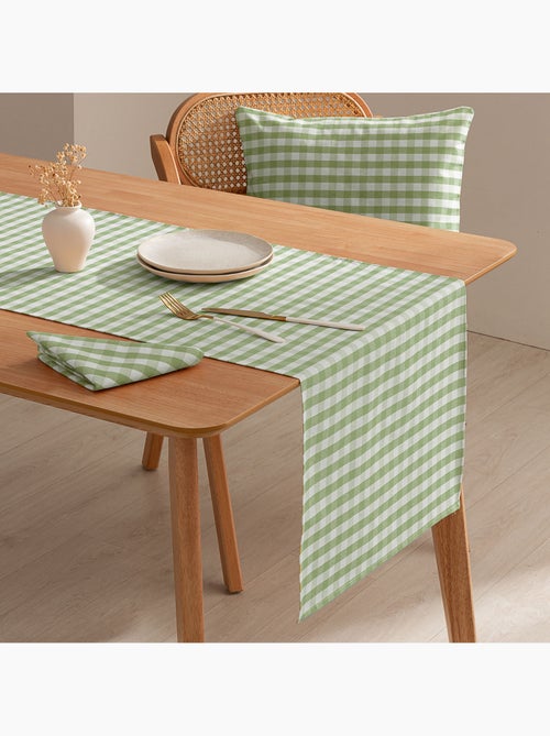 Lot de 6 serviettes en coton à carreaux vichy - gamusi - Kiabi Lot de 6 serviettes en coton à carreaux vichy - gamusi - Kiabi