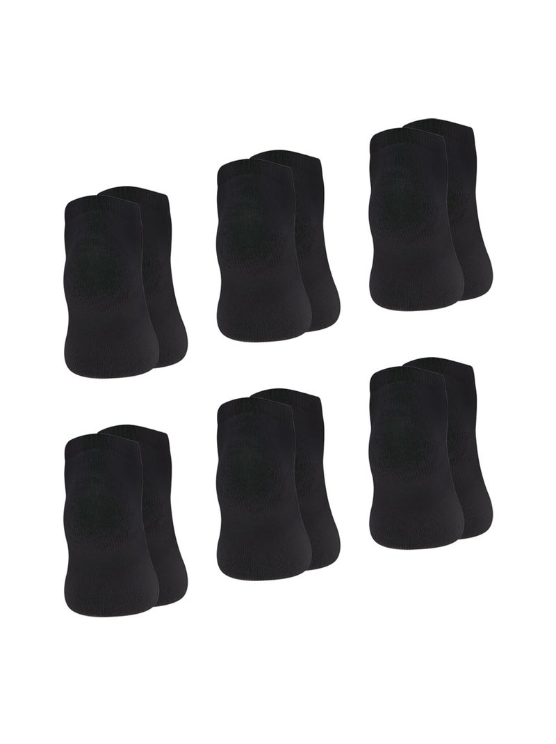 Lot de 6 socquettes homme sport wilson Noir - Kiabi
