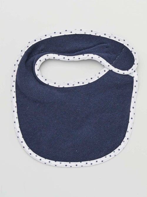 Lot de 7 bavoirs éponge à scratch - Kiabi