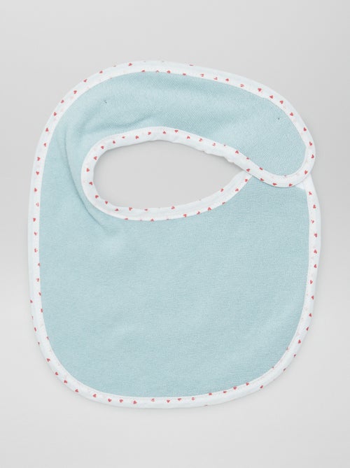 Lot de 7 bavoirs éponge à scratch - Kiabi