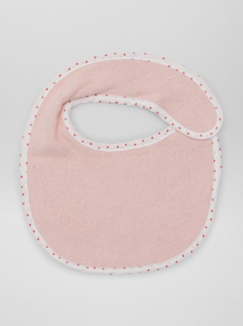 Lot de 7 bavoirs éponge à scratch - Kiabi