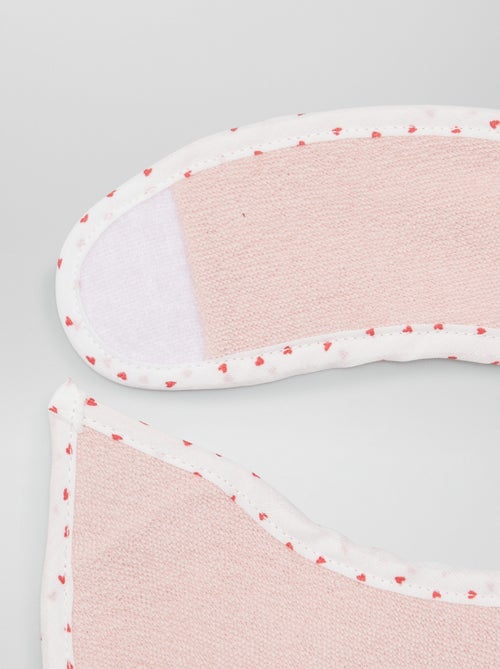 Lot de 7 bavoirs éponge à scratch - Kiabi