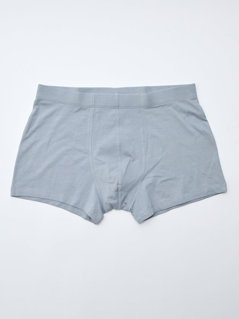 Lot de 7 boxers stretchs Bleu - Kiabi