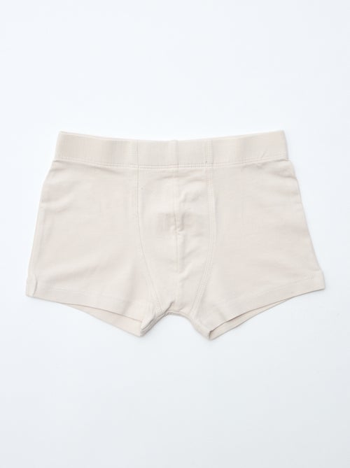 Lot de 7 boxers unis pour homme - Kiabi