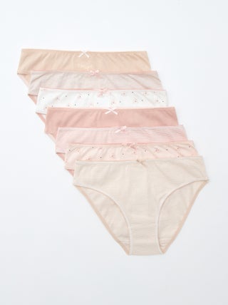 Lot de 7 culottes
