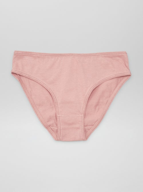 Lot de 7 culottes unies - Kiabi