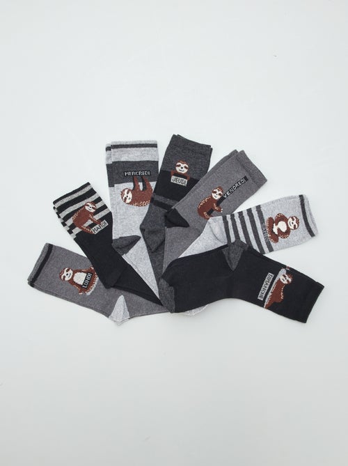 Lot de 7 paires de chaussettes - Kiabi