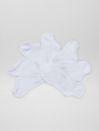 Lot de 7 paires de chaussettes invisibles