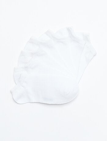 Lot de 7 paires de chaussettes invisibles