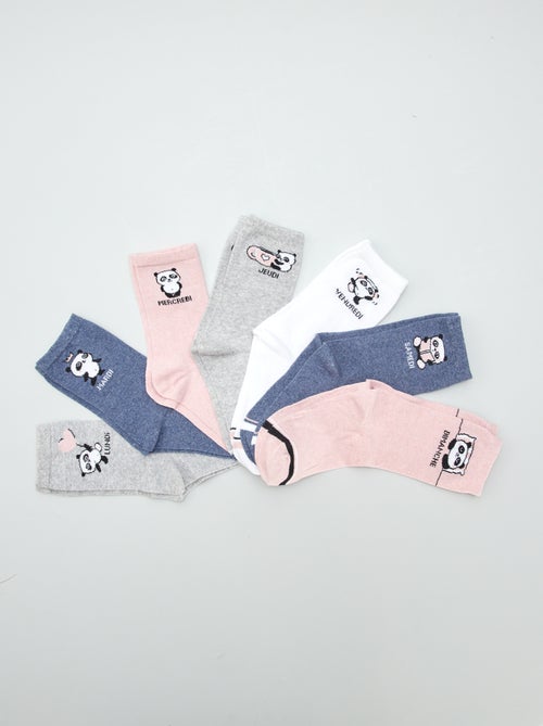 Lot de 7 paires de chaussettes - Kiabi