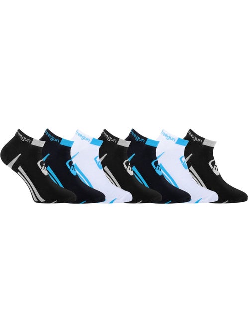 Lot de 7 paires de chaussettes socquettes homme freegun - Kiabi
