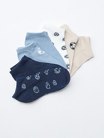 Lot de 7 paires de socquettes invisibles