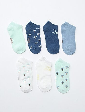 Lot de 7 paires de socquettes invisibles