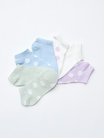 Lot de 7 paires de socquettes invisibles