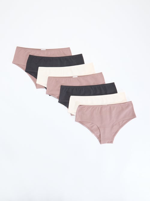 Lot de 7 shortys - Kiabi