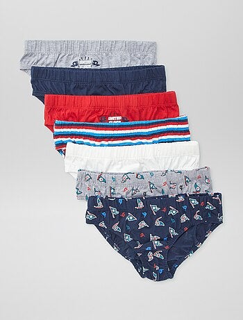 Lot de 7 slips à imprimés