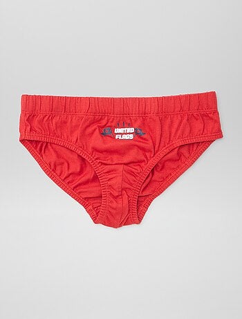 Lot de 7 slips à imprimés