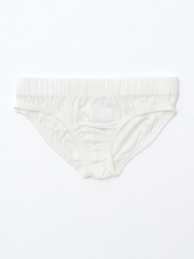 Lot de 7 slips imprimés Gris - Kiabi