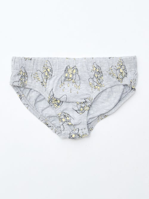 Lot de 7 slips imprimés - Kiabi