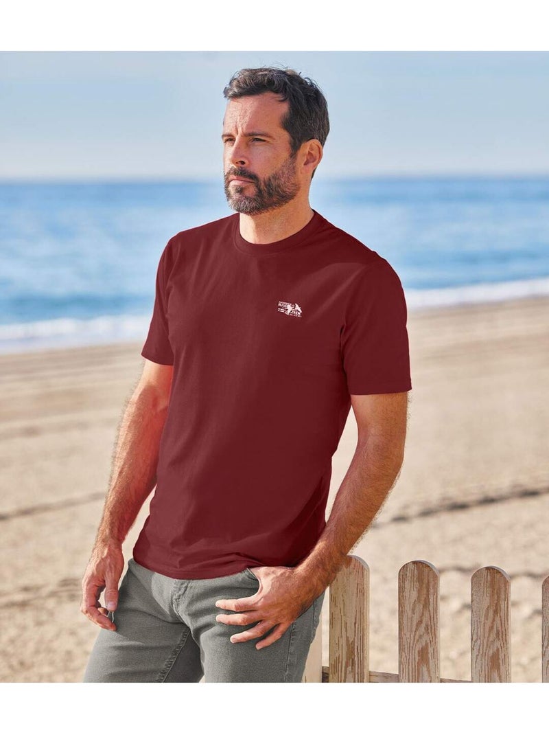 Lot de 7 Tee-Shirt Atlas ®  - ATLAS FOR MEN Blanc Bleu Gris - Kiabi