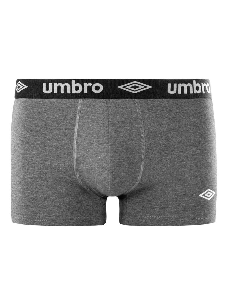 Lot de 8 boxers coton homme uni umbro Noir - Kiabi