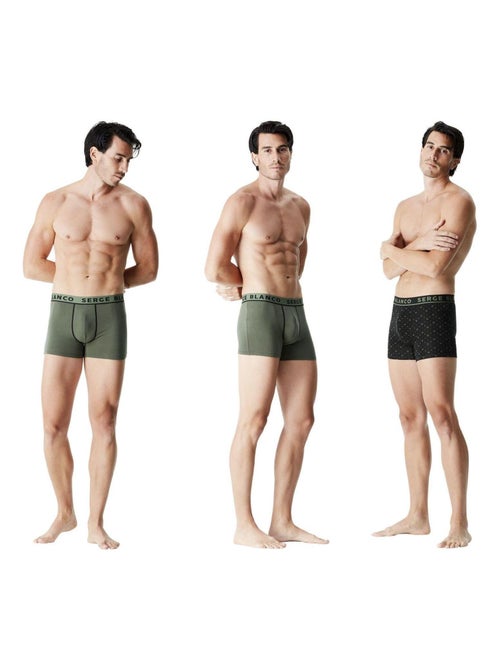 Lot de 8 boxers homme casual serge blanco serge blanco - Kiabi