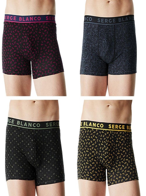 Lot de 8 boxers homme casual serge blanco serge blanco - Kiabi