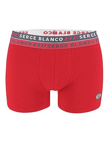 Lot de 8 boxers homme en coton serge blanco
