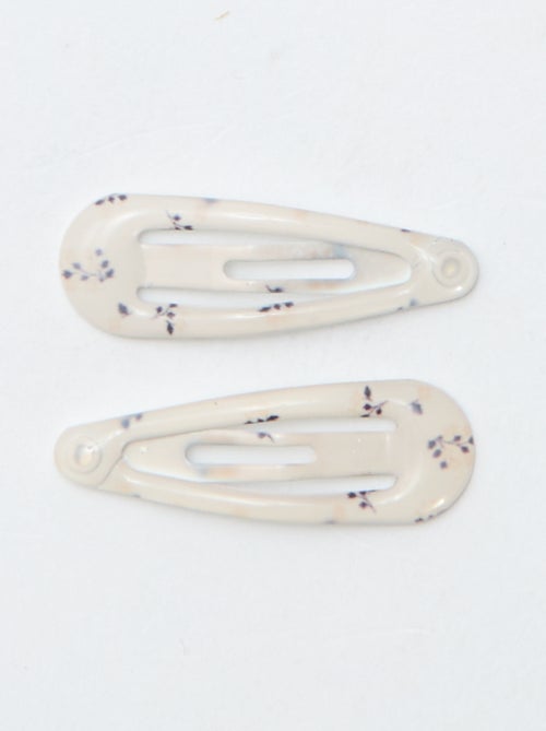 Lot de 8 mini pinces clic clac - Kiabi