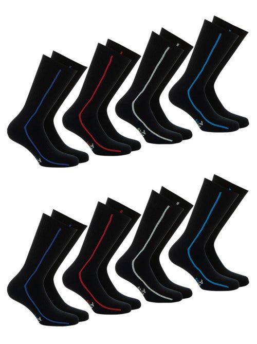 Lot de 8 paires de chaussettes de sport mi-hautes athena - Kiabi Lot de 8 paires de chaussettes de sport mi-hautes athena - Kiabi