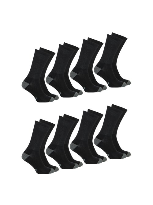 Lot de 8 paires de chaussettes mi-hautes homme ecopack sport athena - Kiabi