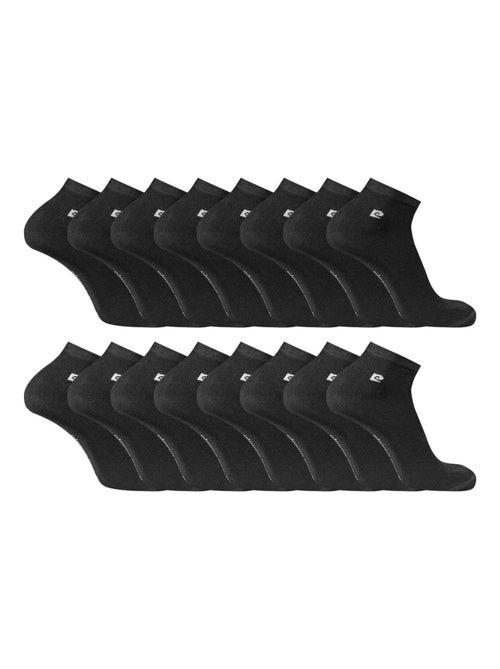 Lot de 8 paires de quarter unies modèle pc 400 pierre cardin - Kiabi