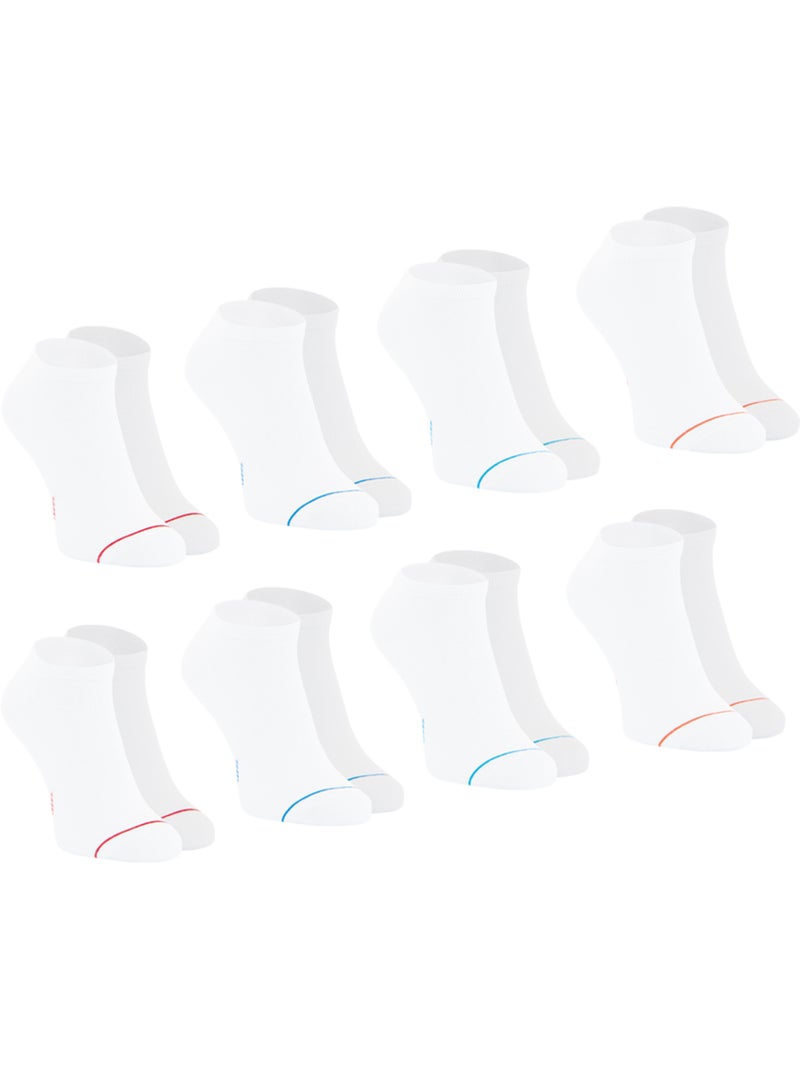 Lot de 8 paires de socquettes ecopack homme athena Blanc - Kiabi
