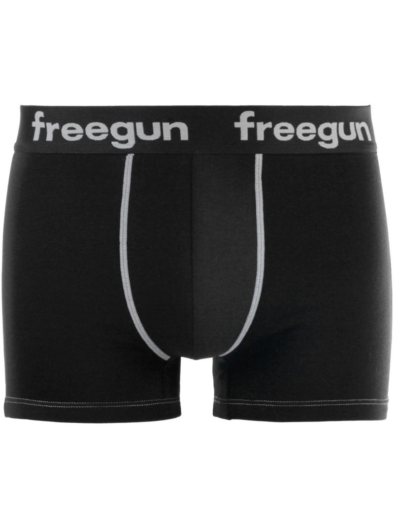 Lot de 9 boxers homme en coton freegun Noir - Kiabi
